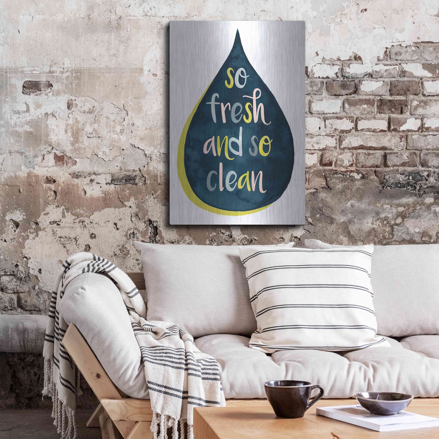 Luxe Metal Art 'Fresh Lav II' by Grace Popp, Metal Wall Art,24x36