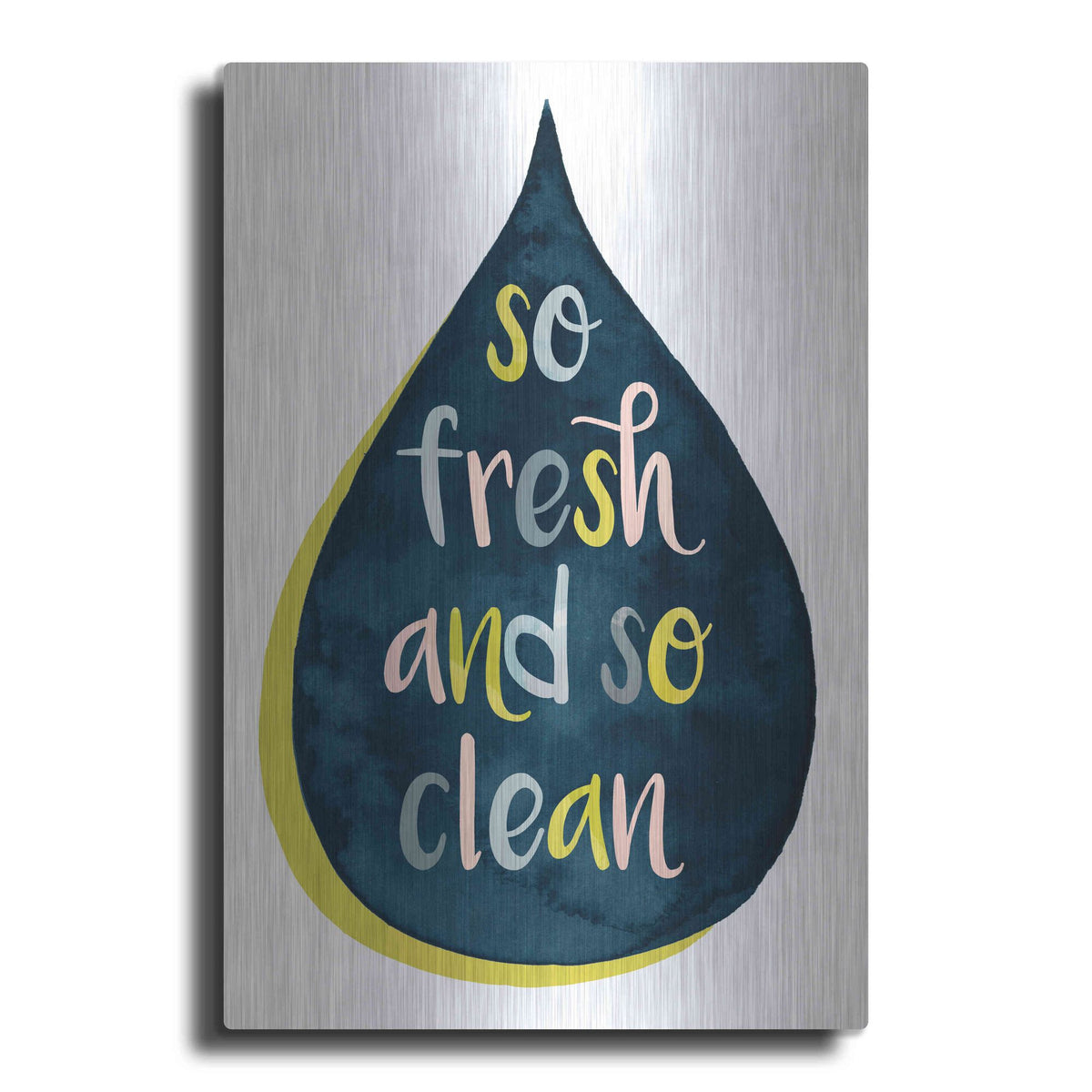 Luxe Metal Art 'Fresh Lav II' by Grace Popp, Metal Wall Art