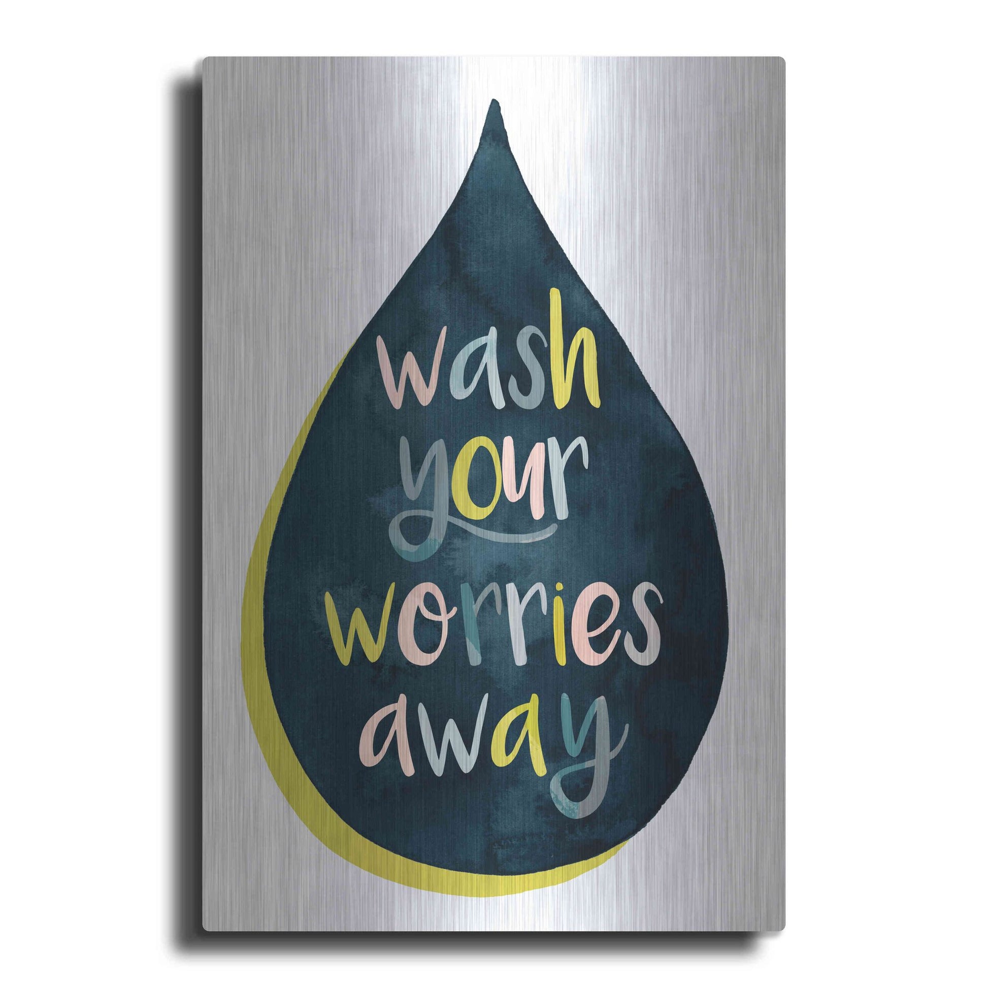 Luxe Metal Art 'Fresh Lav I' by Grace Popp, Metal Wall Art