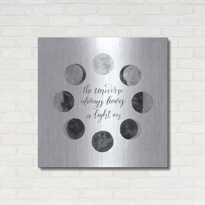 Luxe Metal Art 'Ode to the Moon I' by Grace Popp, Metal Wall Art,36x36