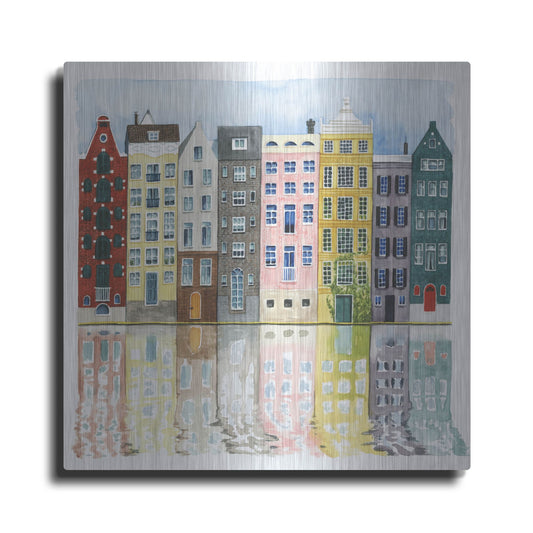 Luxe Metal Art 'Neighborhood II' by Grace Popp, Metal Wall Art