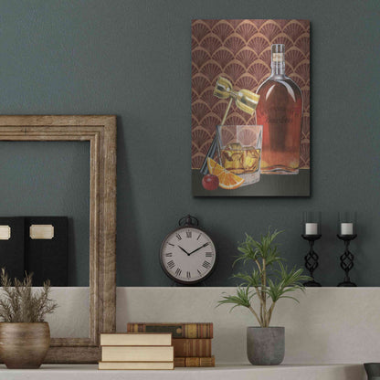 Luxe Metal Art 'Bar Gatsby II' by Grace Popp, Metal Wall Art,12x16