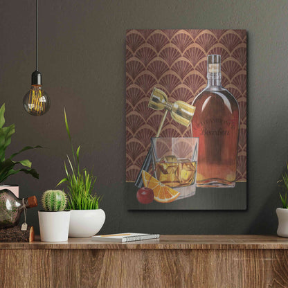 Luxe Metal Art 'Bar Gatsby II' by Grace Popp, Metal Wall Art,12x16