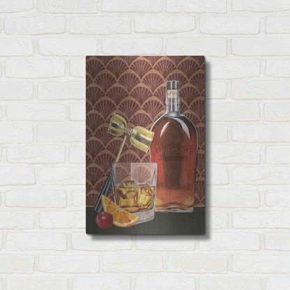 Luxe Metal Art 'Bar Gatsby II' by Grace Popp, Metal Wall Art,16x24