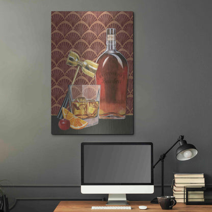 Luxe Metal Art 'Bar Gatsby II' by Grace Popp, Metal Wall Art,24x36