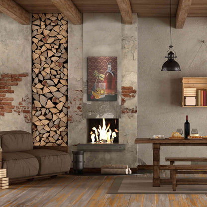 Luxe Metal Art 'Bar Gatsby II' by Grace Popp, Metal Wall Art,24x36