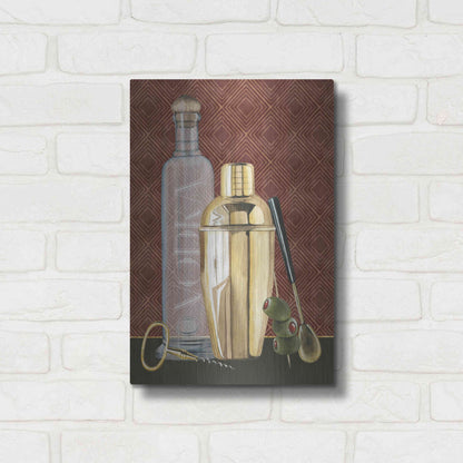 Luxe Metal Art 'Bar Gatsby I' by Grace Popp, Metal Wall Art,12x16