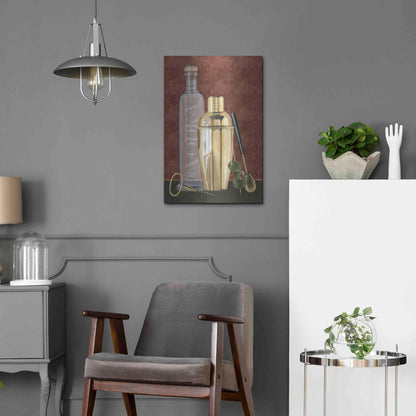 Luxe Metal Art 'Bar Gatsby I' by Grace Popp, Metal Wall Art,16x24