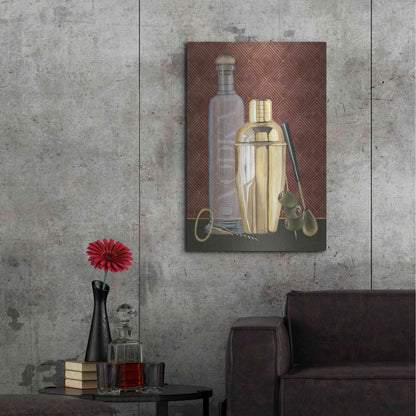 Luxe Metal Art 'Bar Gatsby I' by Grace Popp, Metal Wall Art,24x36