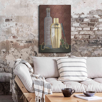 Luxe Metal Art 'Bar Gatsby I' by Grace Popp, Metal Wall Art,24x36