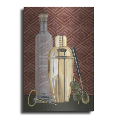 Luxe Metal Art 'Bar Gatsby I' by Grace Popp, Metal Wall Art