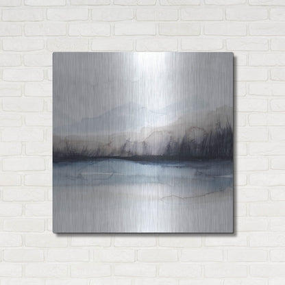 Luxe Metal Art 'Horizon Shadow I' by Grace Popp, Metal Wall Art,36x36