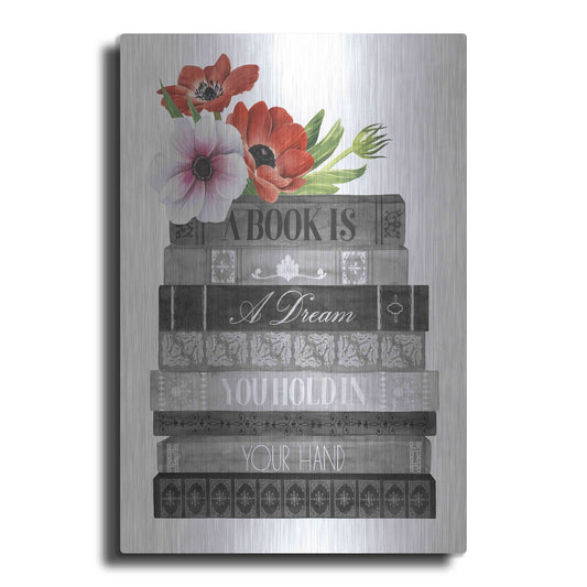 Luxe Metal Art 'Book Dream I' by Grace Popp, Metal Wall Art