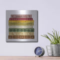 'Book Lover II' by Grace Popp – Metal Wall Art, 12x12 room view