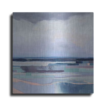 Luxe Metal Art 'Lavender Gale I' by Grace Popp, Metal Wall Art