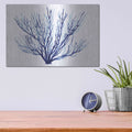 'Azure Fan II' by Grace Popp – Metal Wall Art, 16x12 room view