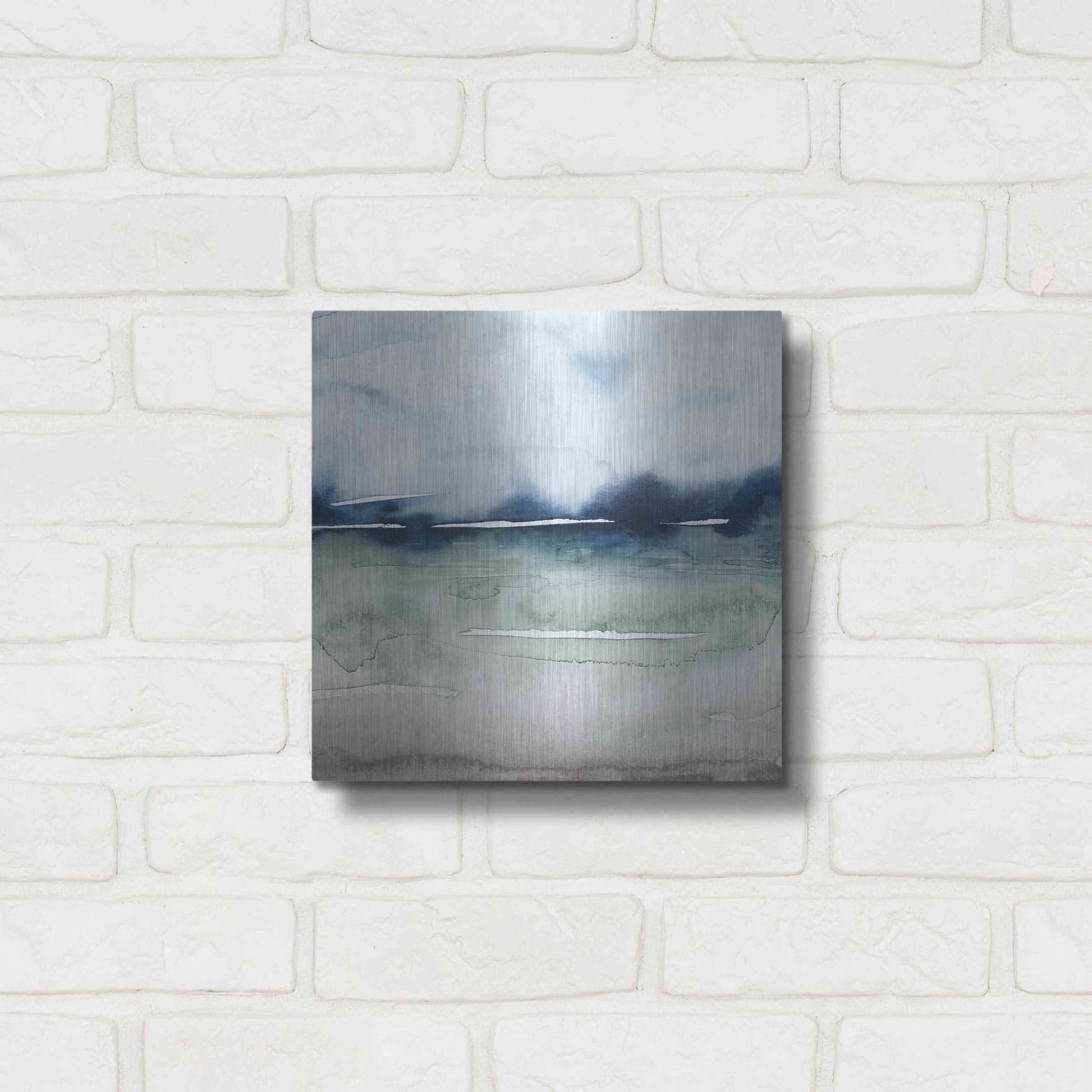 Luxe Metal Art 'Uplands II' by Grace Popp, Metal Wall Art,12x12