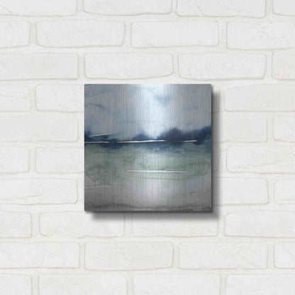 Luxe Metal Art 'Uplands II' by Grace Popp, Metal Wall Art,12x12