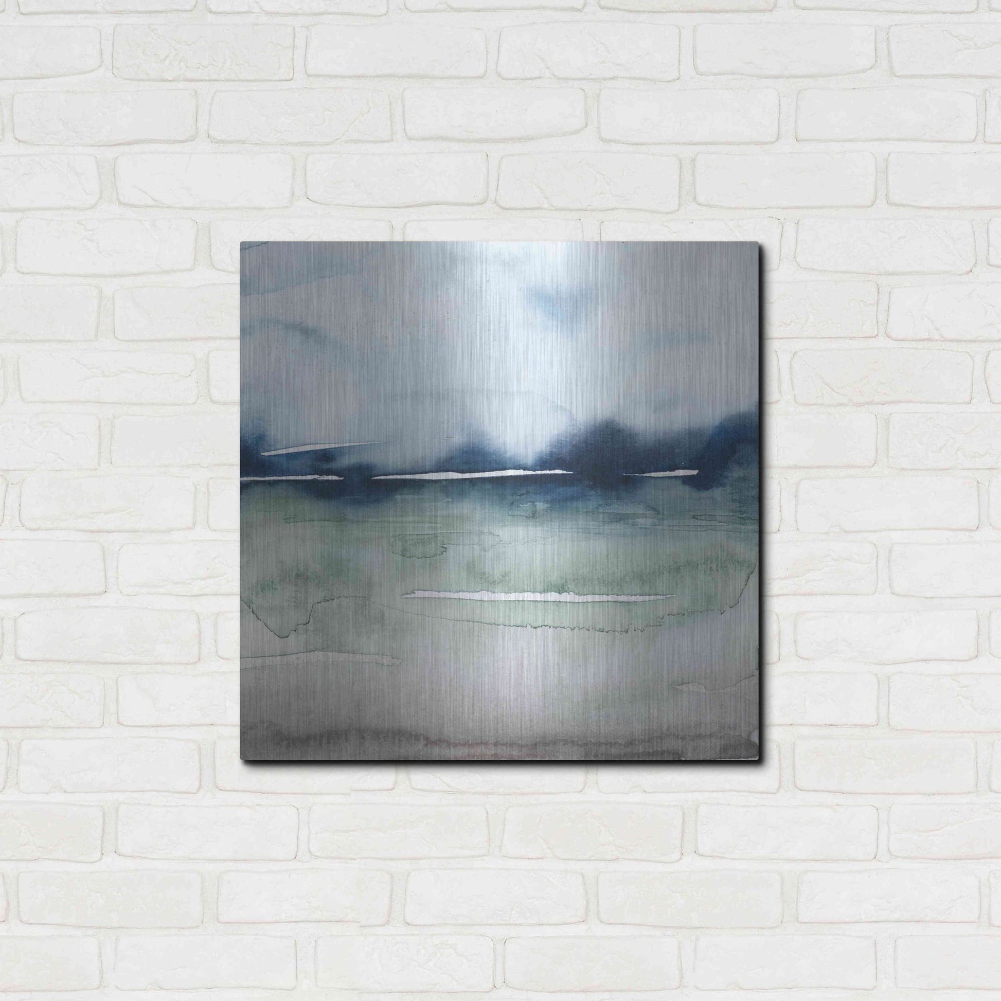 Luxe Metal Art 'Uplands II' by Grace Popp, Metal Wall Art,24x24