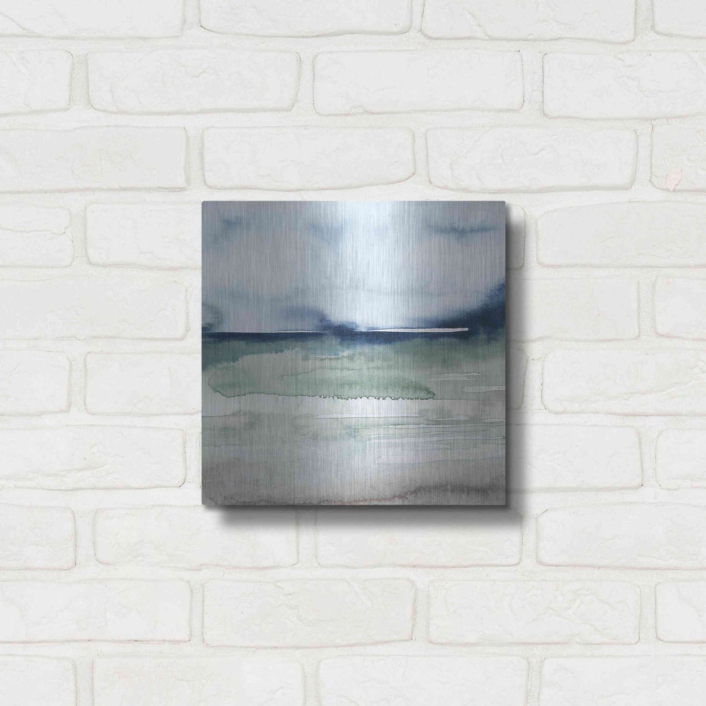 Luxe Metal Art 'Uplands I' by Grace Popp, Metal Wall Art,12x12