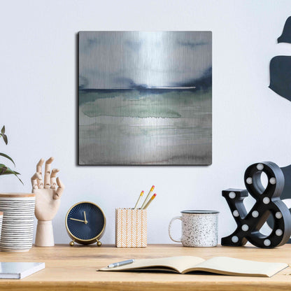 Luxe Metal Art 'Uplands I' by Grace Popp, Metal Wall Art,12x12