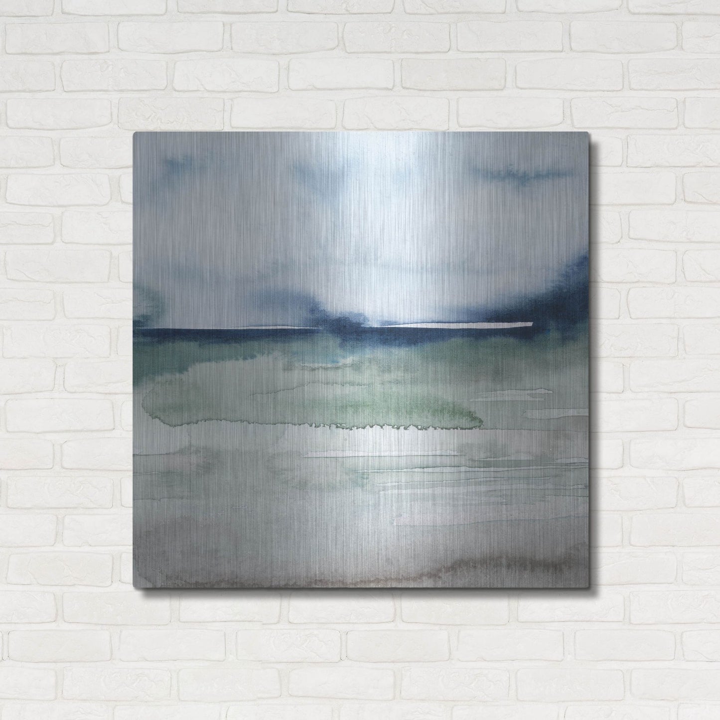 Luxe Metal Art 'Uplands I' by Grace Popp, Metal Wall Art,36x36