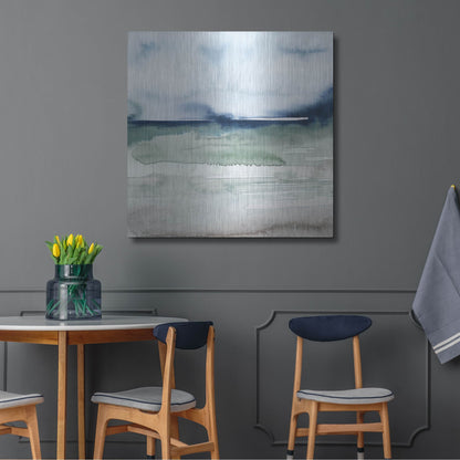 Luxe Metal Art 'Uplands I' by Grace Popp, Metal Wall Art,36x36