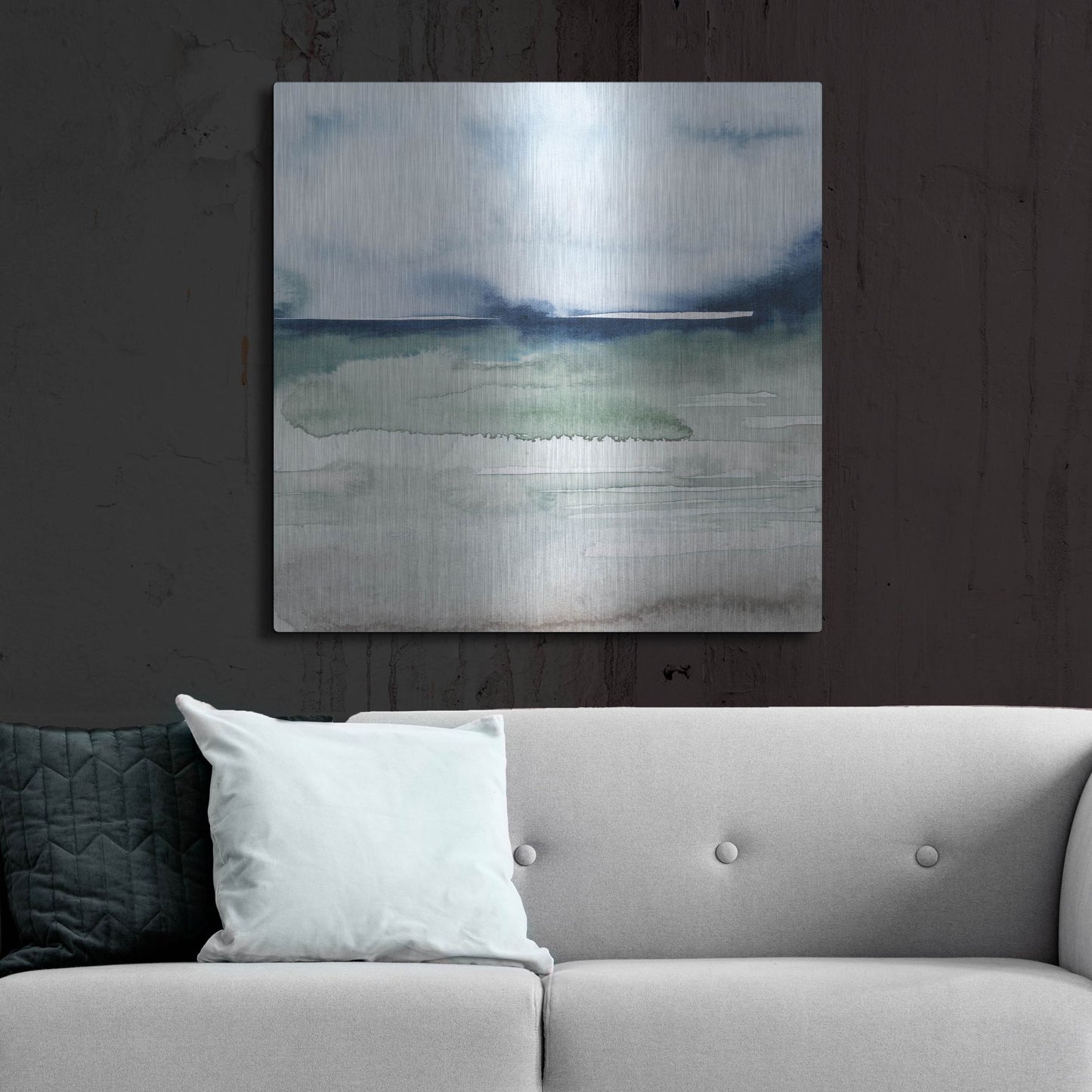 Luxe Metal Art 'Uplands I' by Grace Popp, Metal Wall Art,36x36