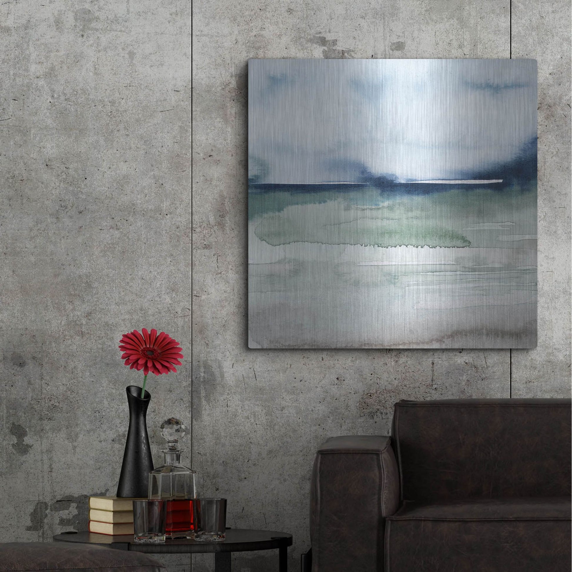 Luxe Metal Art 'Uplands I' by Grace Popp, Metal Wall Art,36x36