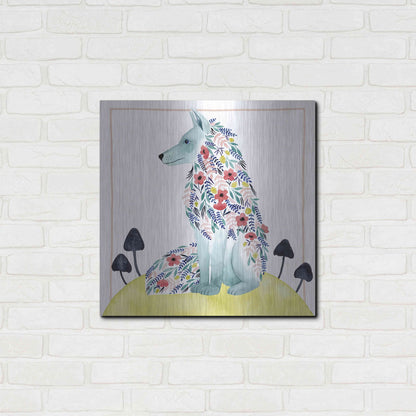 Luxe Metal Art 'Friends of Clementine III' by Grace Popp, Metal Wall Art,24x24
