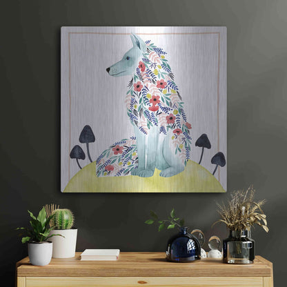 Luxe Metal Art 'Friends of Clementine III' by Grace Popp, Metal Wall Art,24x24