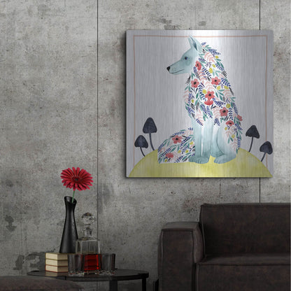 Luxe Metal Art 'Friends of Clementine III' by Grace Popp, Metal Wall Art,36x36