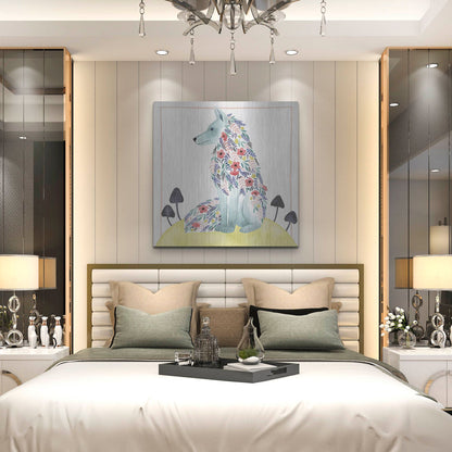 Luxe Metal Art 'Friends of Clementine III' by Grace Popp, Metal Wall Art,36x36