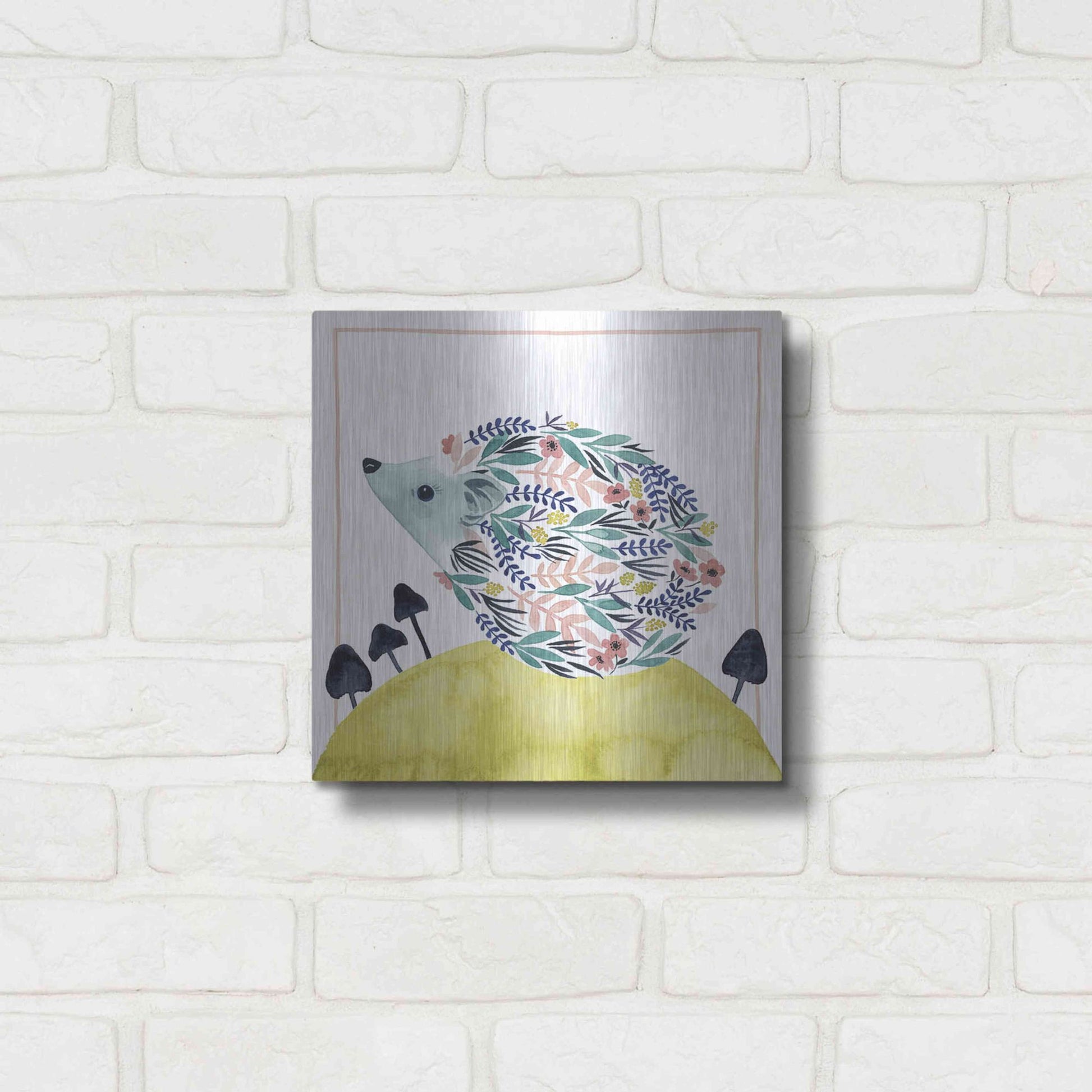 Luxe Metal Art 'Friends of Clementine II' by Grace Popp, Metal Wall Art,12x12