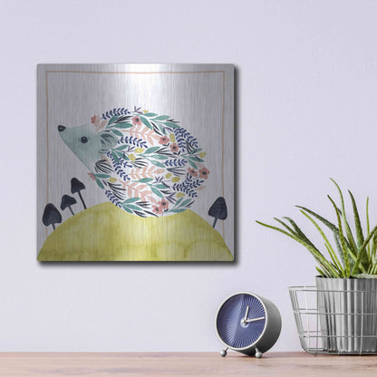 Luxe Metal Art 'Friends of Clementine II' by Grace Popp, Metal Wall Art,12x12