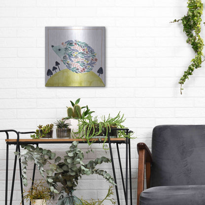 Luxe Metal Art 'Friends of Clementine II' by Grace Popp, Metal Wall Art,12x12
