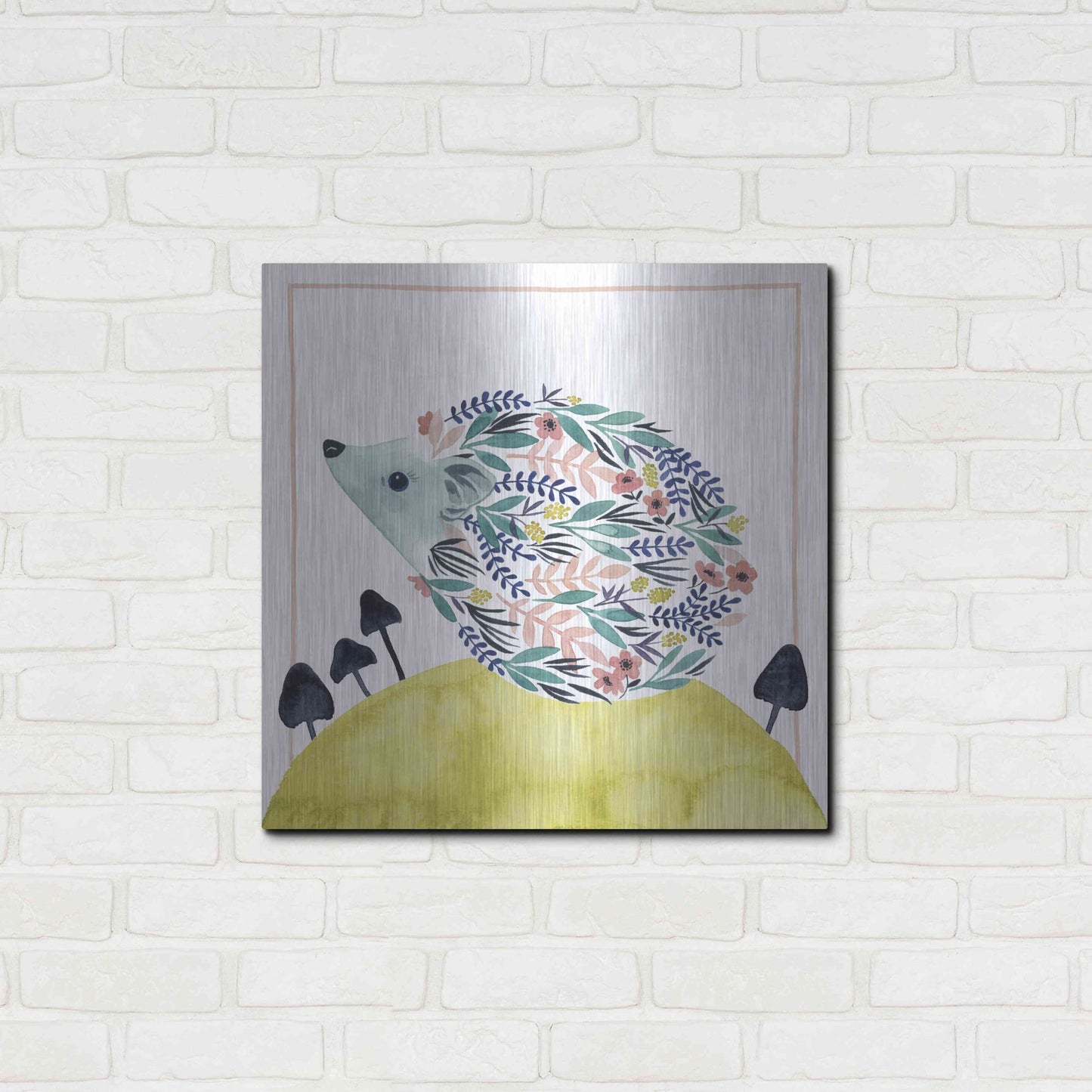 Luxe Metal Art 'Friends of Clementine II' by Grace Popp, Metal Wall Art,24x24