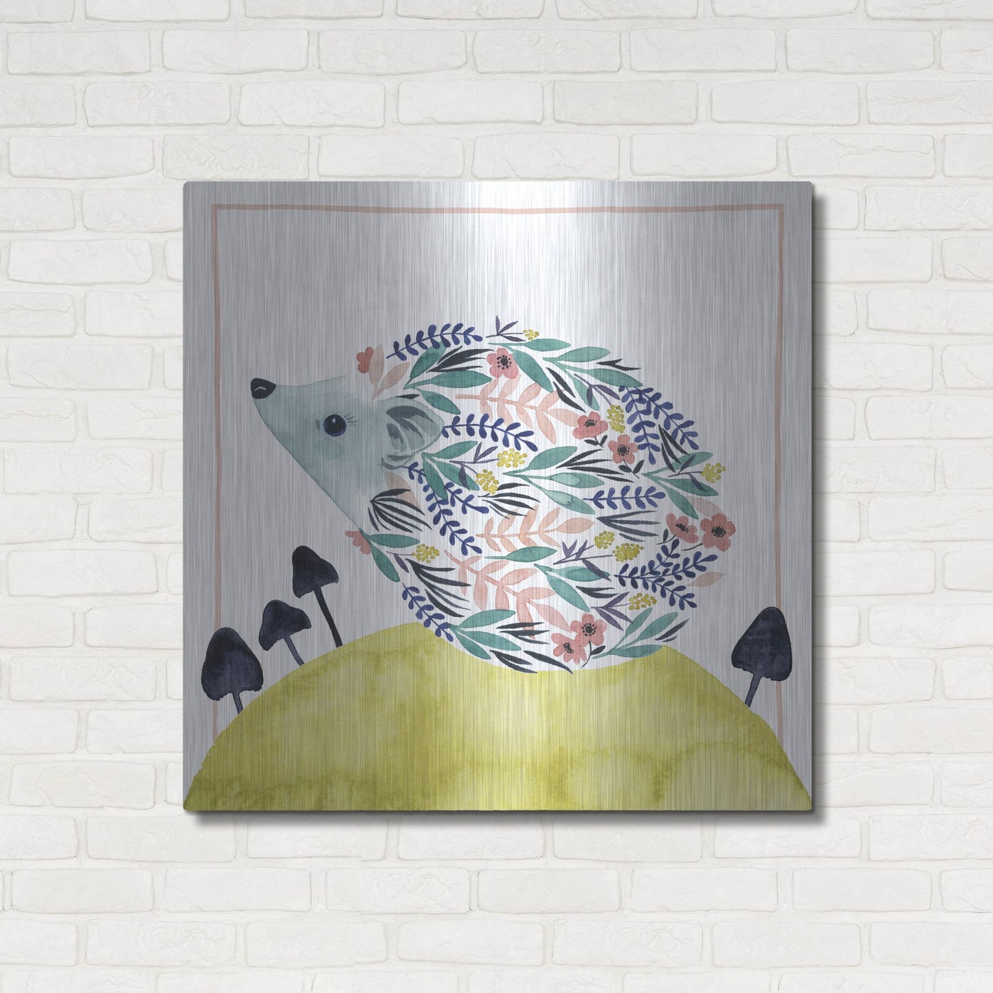 Luxe Metal Art 'Friends of Clementine II' by Grace Popp, Metal Wall Art,36x36