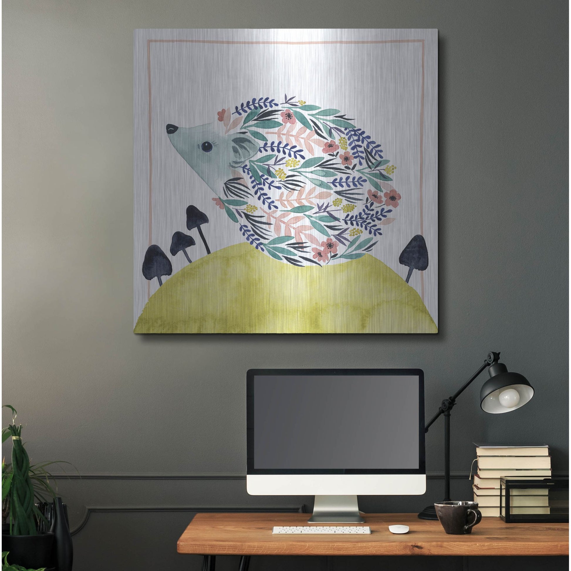 Luxe Metal Art 'Friends of Clementine II' by Grace Popp, Metal Wall Art,36x36