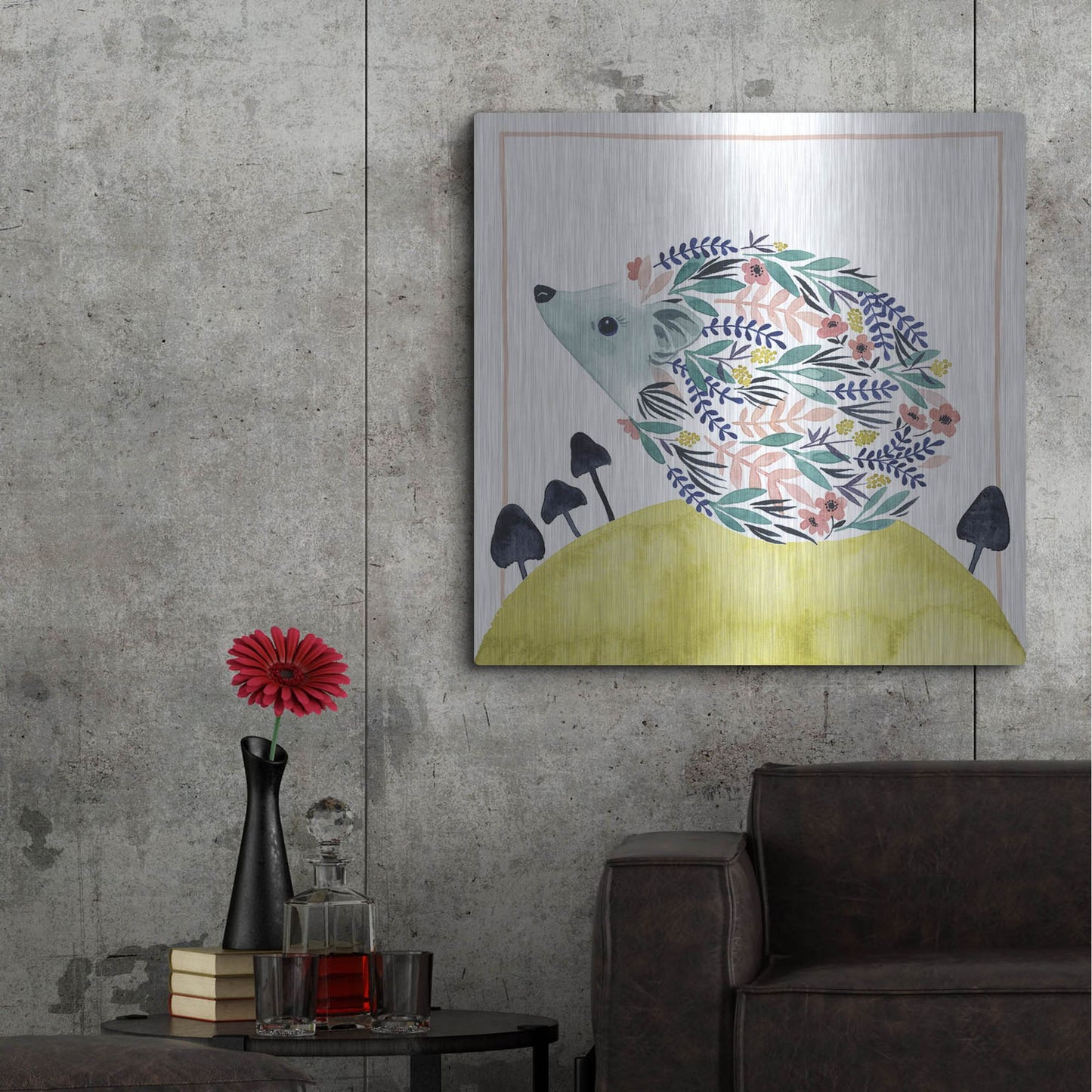Luxe Metal Art 'Friends of Clementine II' by Grace Popp, Metal Wall Art,36x36