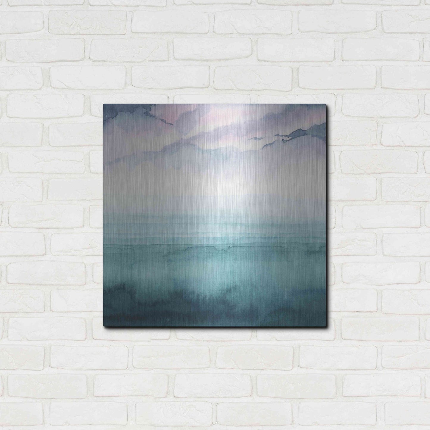 Luxe Metal Art 'Dusk on the Bay II' by Grace Popp, Metal Wall Art,24x24