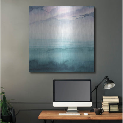 Luxe Metal Art 'Dusk on the Bay II' by Grace Popp, Metal Wall Art,36x36