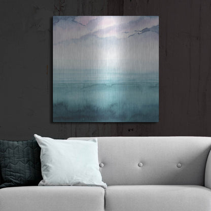 Luxe Metal Art 'Dusk on the Bay II' by Grace Popp, Metal Wall Art,36x36