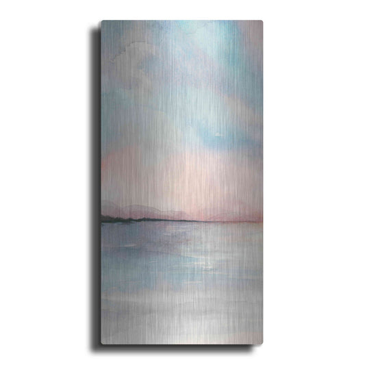 Luxe Metal Art 'Sea Sunset Triptych I' by Grace Popp, Metal Wall Art