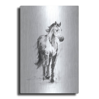 Luxe Metal Art 'Dynamic Equestrian II' by Ethan Harper, Metal Wall Art