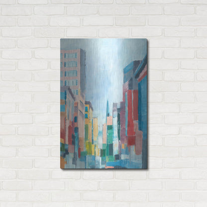 Luxe Metal Art 'Uptown Contemporary I' by Ethan Harper, Metal Wall Art,24x36