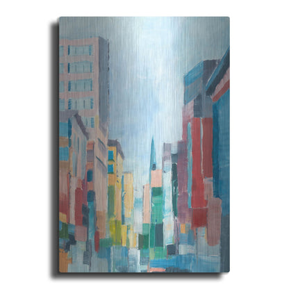 Luxe Metal Art 'Uptown Contemporary I' by Ethan Harper, Metal Wall Art