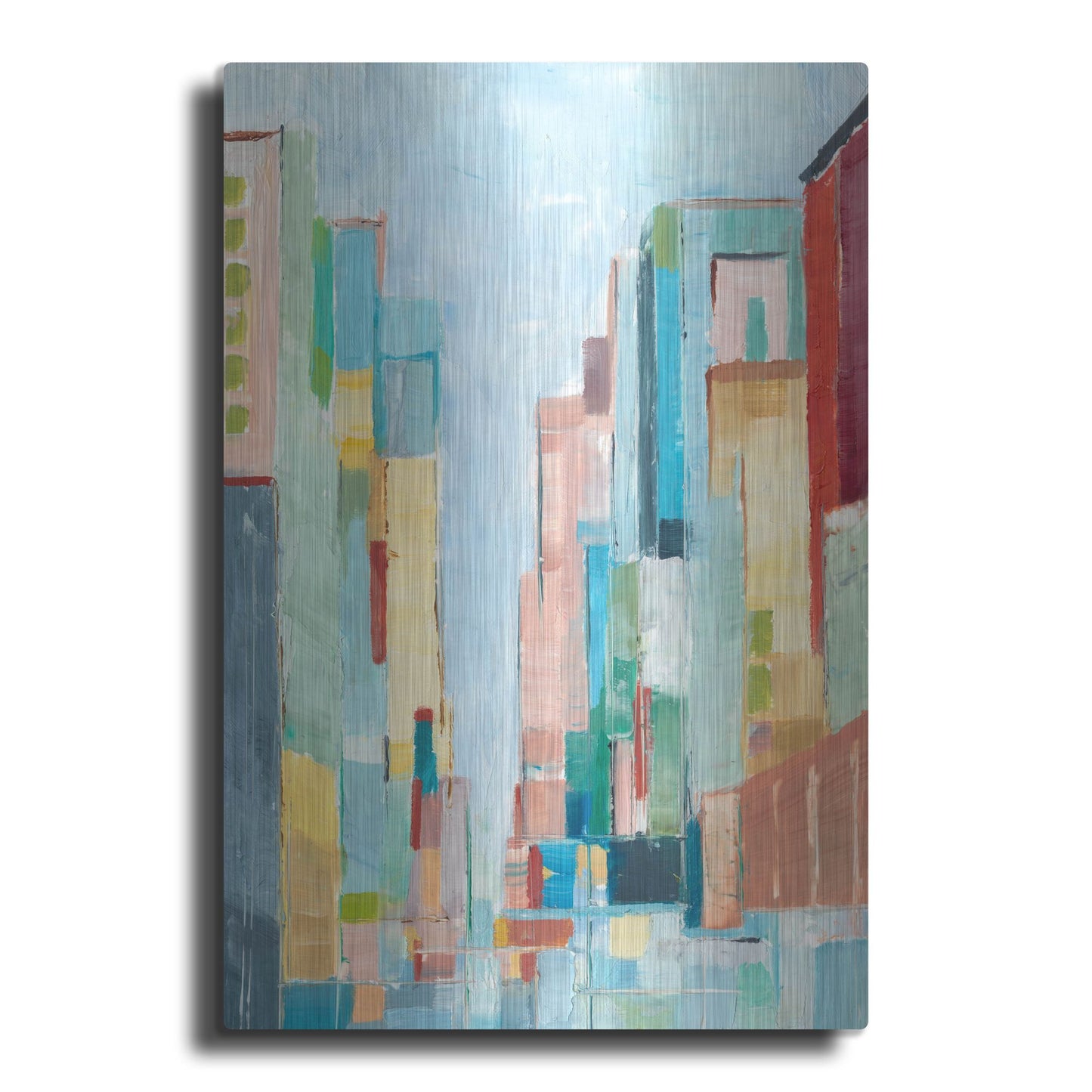 Luxe Metal Art 'Uptown Contemporary II' by Ethan Harper, Metal Wall Art