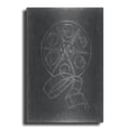 Luxe Metal Art 'Film and Reel Blueprint I' by Ethan Harper, Metal Wall Art