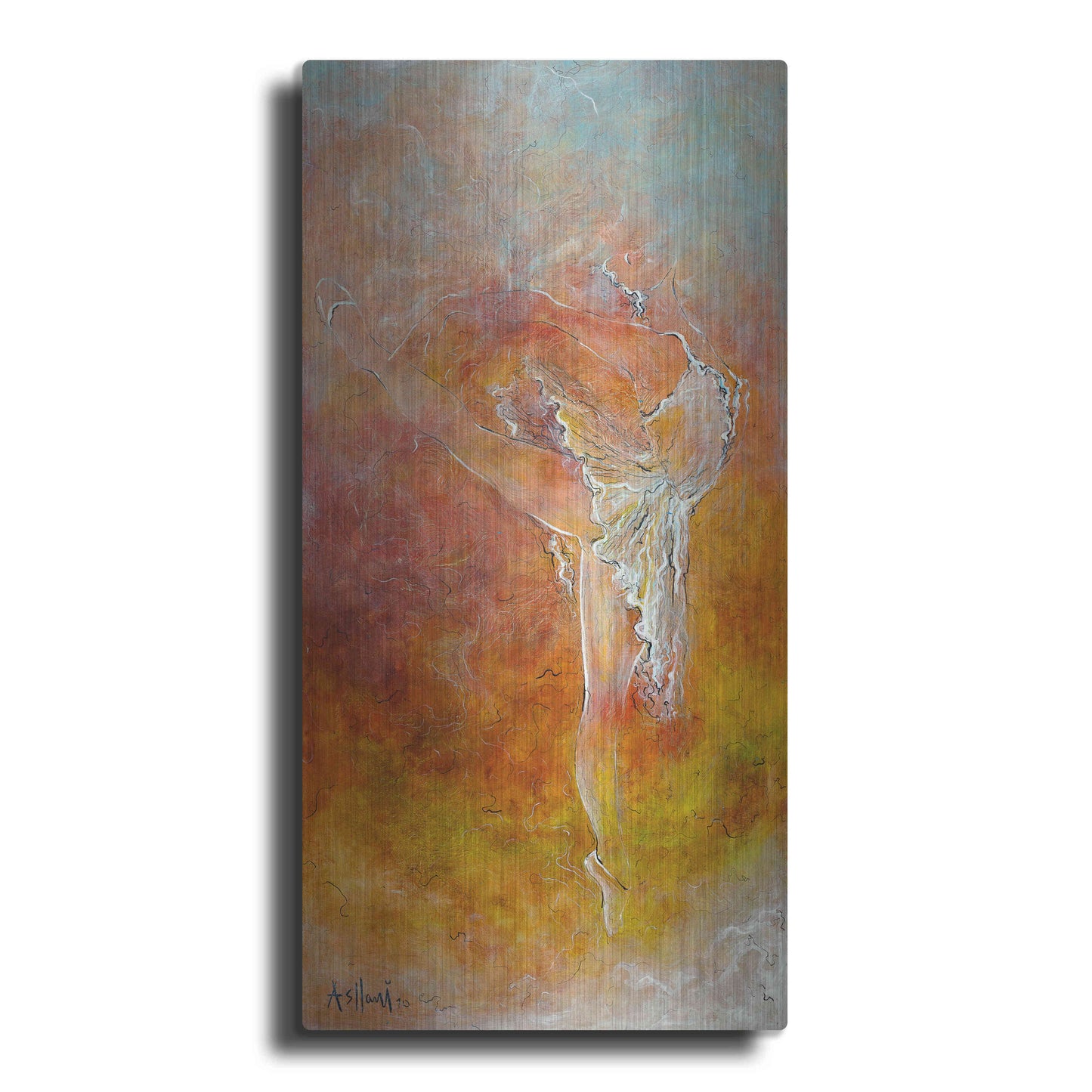 Luxe Metal Art 'Dance Course' by Samedin Asllani, Metal Wall Art